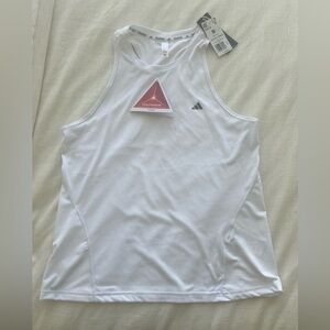 Adidas White Training Tank Top